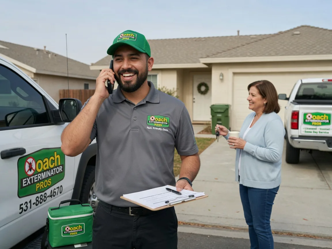 Pest Control Roach Exterminator College Corner, OH FAQs